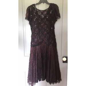 1920’s style Purple Vintage Flapper Dress